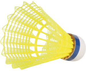 VICTOR Badmintonball Nylonshuttle 1000 schnell 6er Dose gelb Plastik Federball 