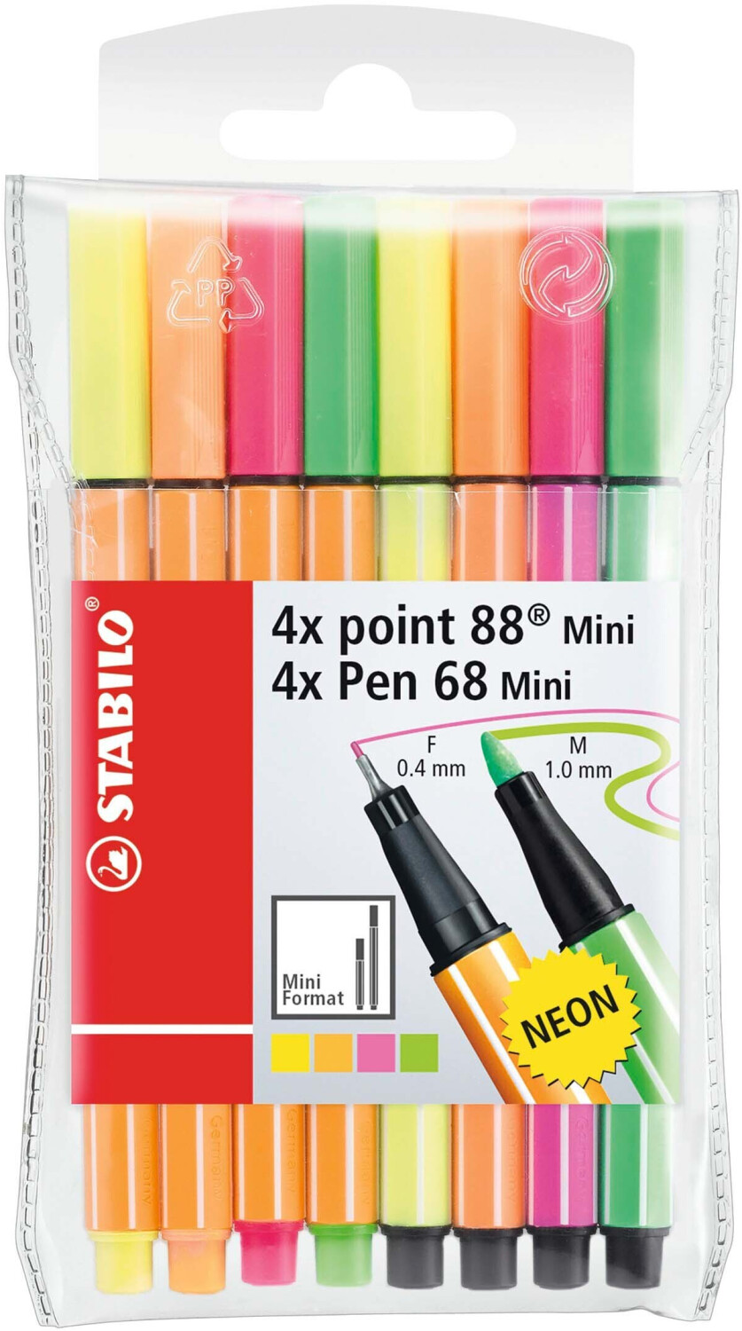 STABILO Point 88/Pen 68 neon Mini 8er Case