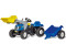 Rolly Toys rollyKid New Holland TVT 190 with Loader and Trailer