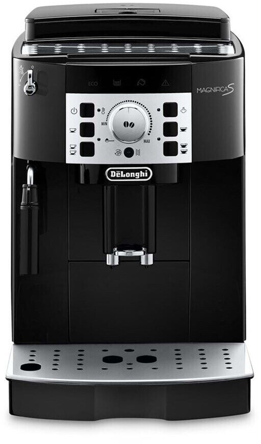 De'Longhi DeLonghi Magnifica S ECAM 22.110.B Kaffeevollautomat, schwarz + Xavax Milchkännchen aus Edelstahl 400 ml, silber