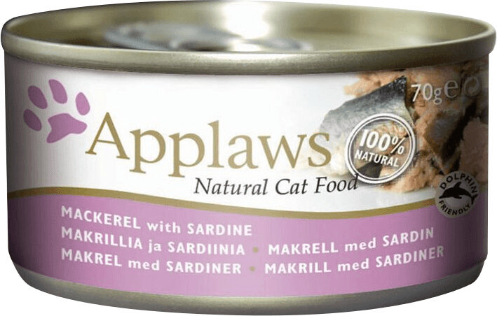 Applaws Tin Mackerel & Sardine 70g