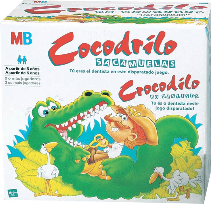 Hasbro - Cocodrilo sacamuelas, Juego de Habilidad (B04081750