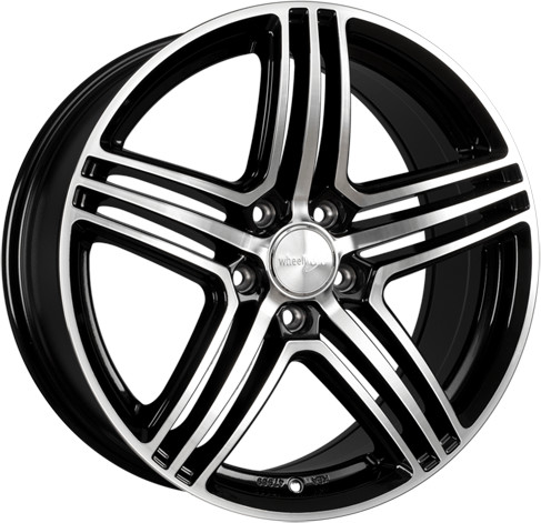 Wheelworld WH12 (7,5x17) black mirror face machined