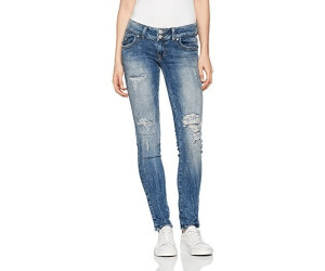 LTB Jeans Molly Super Slim Low Rise Blau Used Denim Stretch Hose W27-W28 L32 NEU