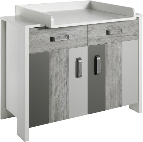 Schardt Meuble à langer Woody gris