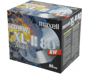 Maxell CD-RW XL-II Music 700MB 80min 52x 10er Jewelcase ab 16,17 