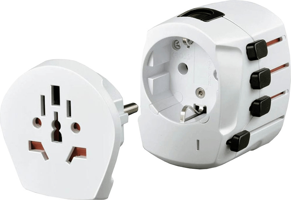 Brennenstuhl Adaptateur de voyage BWA+ (1508490)