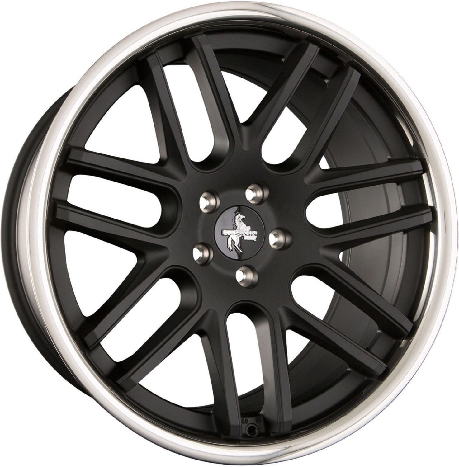 Keskin KT14 Concave (10x20) matt black steel lip