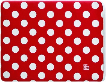 Pat Says Now iPad Pouch Red Polka Dot