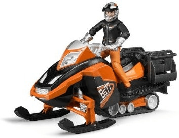 Bruder Moto neige avec conducteur et accessoires (63101)