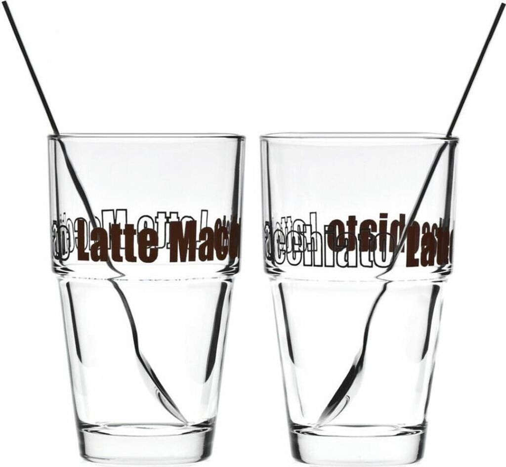 Leonardo Leonardo Solo Becher Latte Macchiato mit Löffel 12er Set - side view