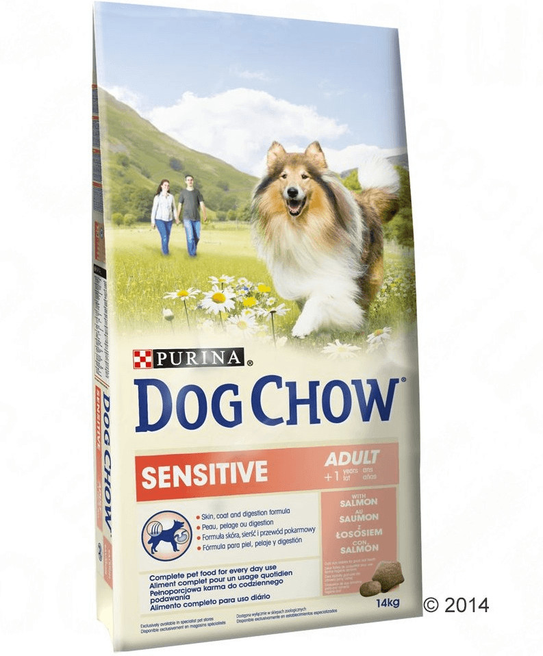 Purina Dog Chow Sensitive Adult saumon (14 kg)