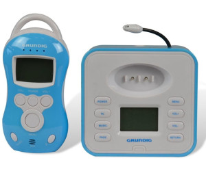 Grundig Drahtloses Digitales Babyfon Babyphone Babysitter 5 Melodien in Blau 