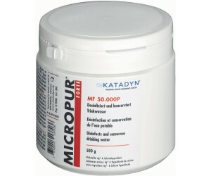 Katadyn Micropur forte, purificateur d'eau.