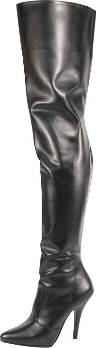 Pleaser Seduce (3010) black leather