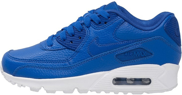 Buy Nike Air Max 90 Leather GS Match Royal/White/Match Royal from Â£72.00 (Today) â Best Deals on 