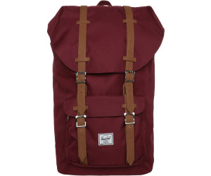 Herschel Little America Backpack (2021) windsor wine/tan synthetic leather