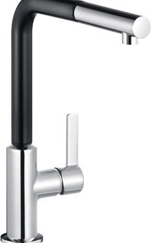 Kludi L-ine S chrome/matte black