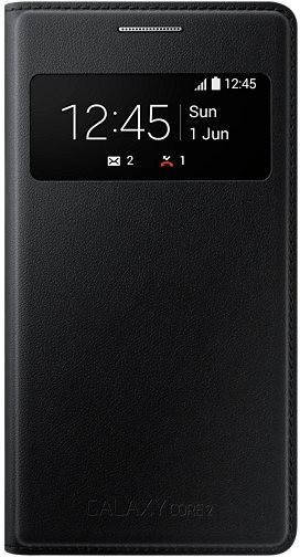 Samsung S-View Cover black (Galaxy Core 2)