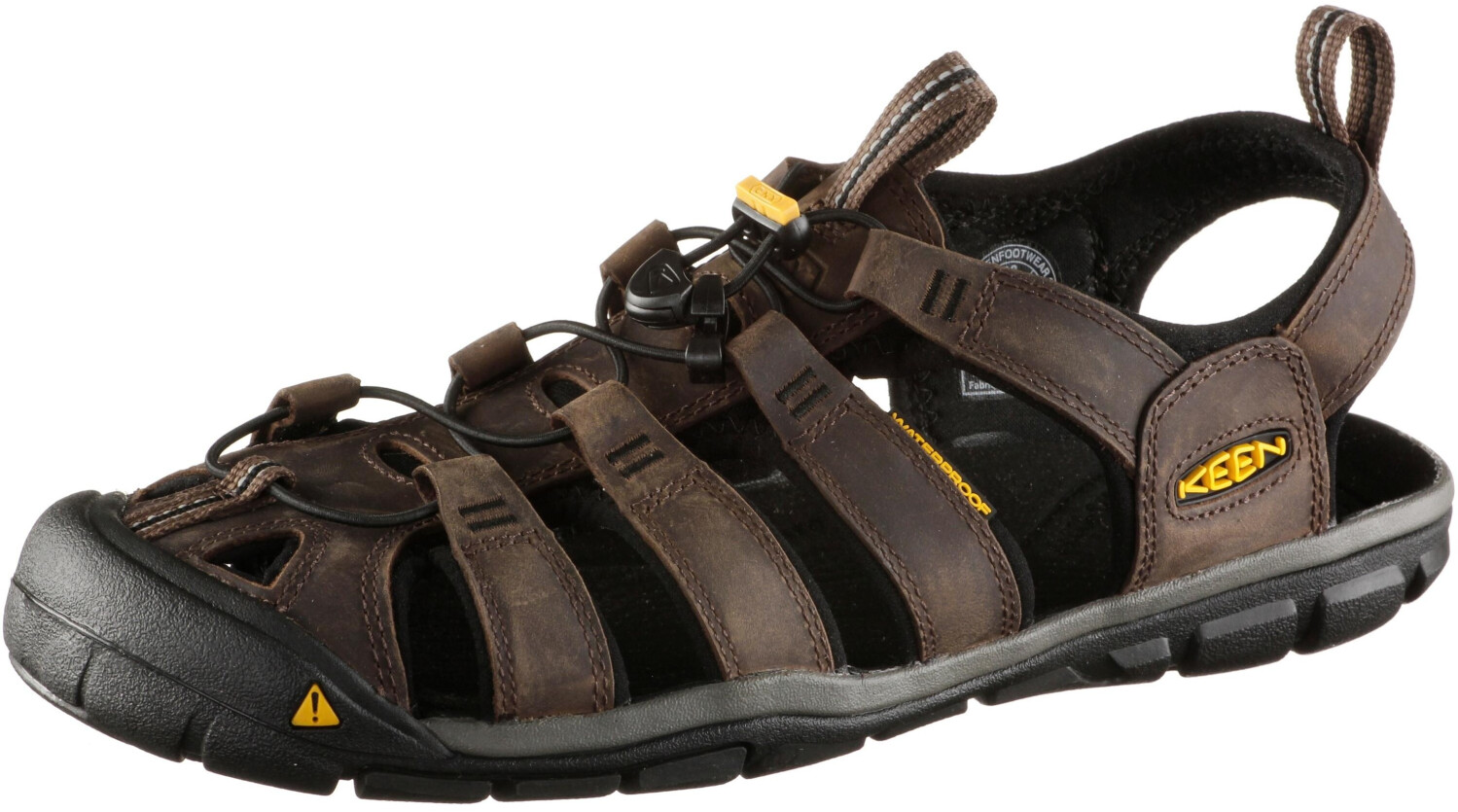 Keen Clearwater Leather CNX dark earth/black