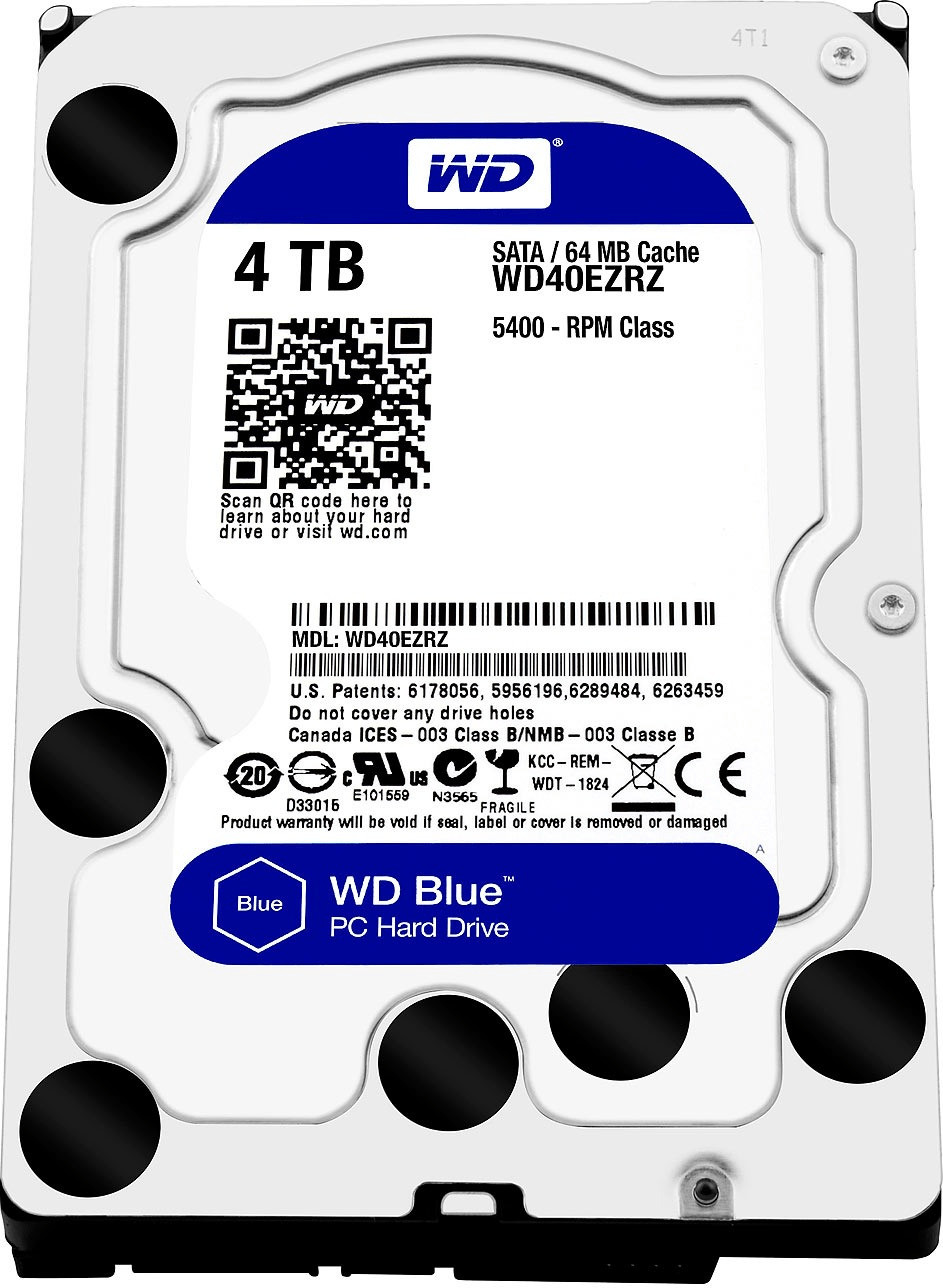 Western Digital Blue Desktop SATA 4 To (WD40EZRZ)