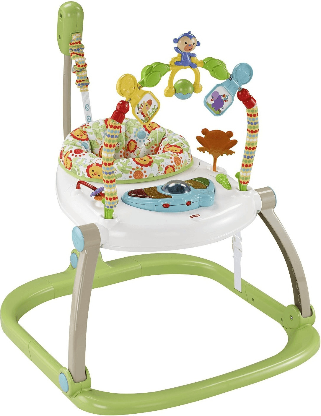 Photos - Baby Walker Fisher Price Fisher-Price Fisher-Price Rainforest Friends SpaceSaver Jumperoo 