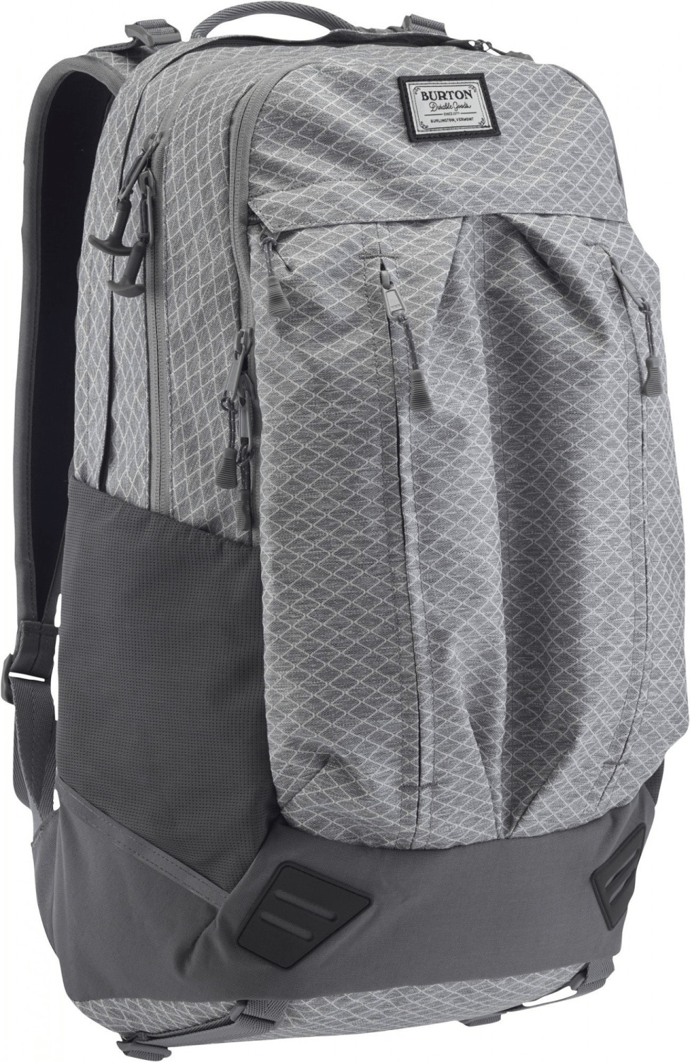 Burton Bravo Backpack grey heather diamond ripstop