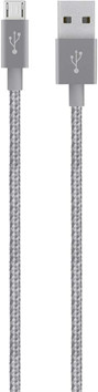 Belkin Câble métallique micro-USB vers USB 1,2 m gris