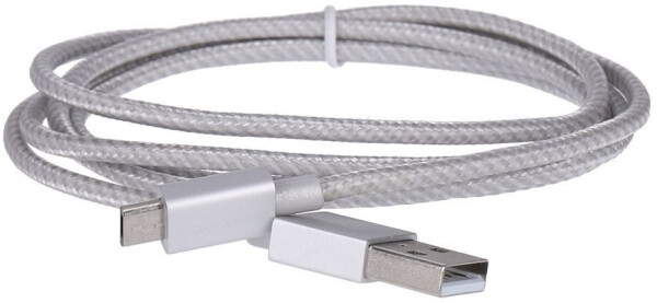 Belkin Mixit Metallic Micro-USB auf USB Kabel silber (1,2 m), Bild 2