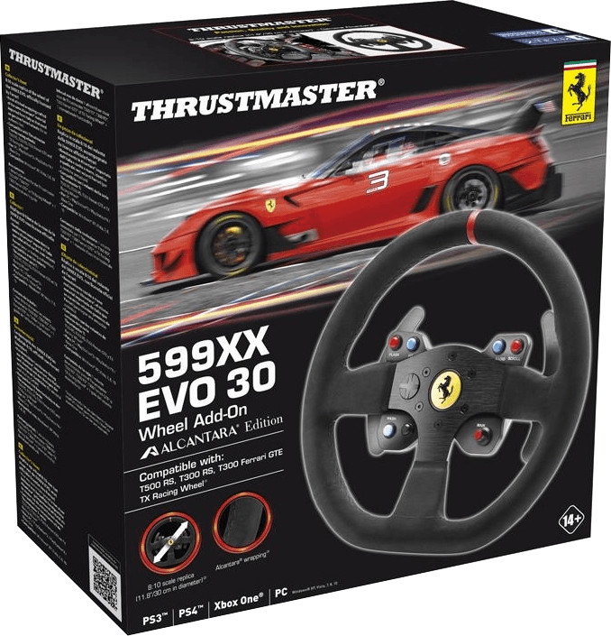 Thrustmaster Ferrari F599XX Evo 30 Wheel Add-On Alcantara Edition ab 164,00  €