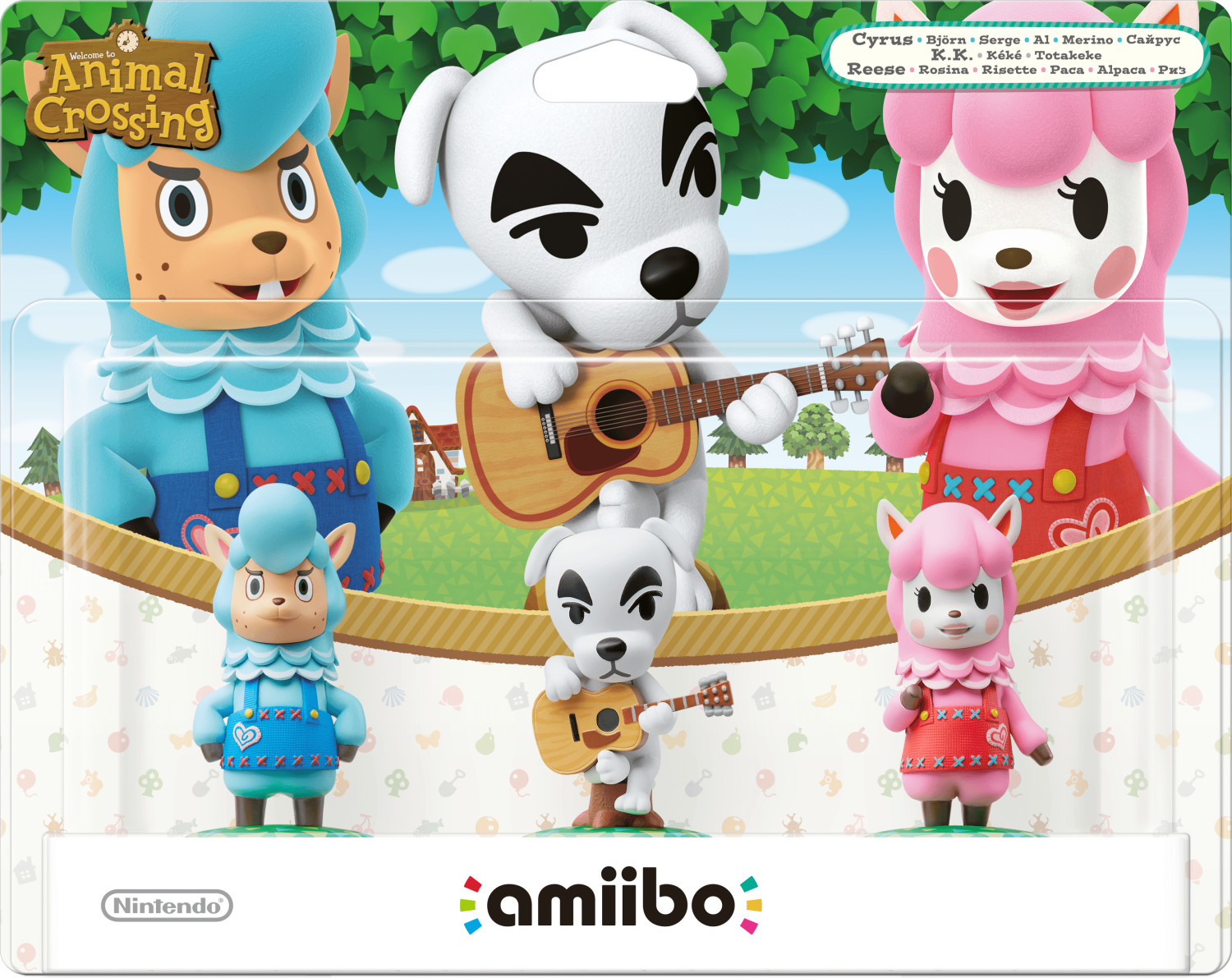Nintendo amiibo Serge + Kéké + Risetta (Animal Crossing Collection)