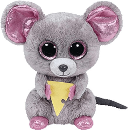 Ty Beanie Boos - Souris Squeaker avec fromage 15 cm
