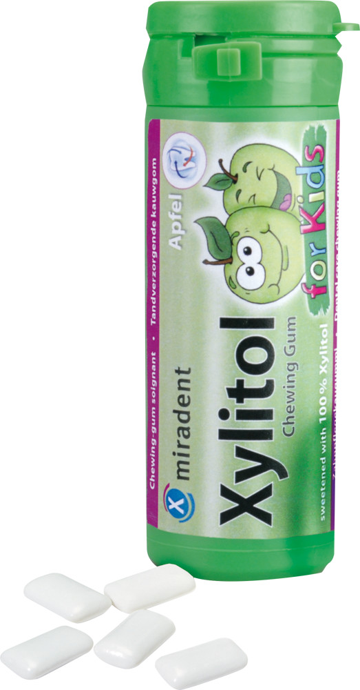 Miradent Xylitol Chewing Gum fruit 12 x 30 pce à petit prix