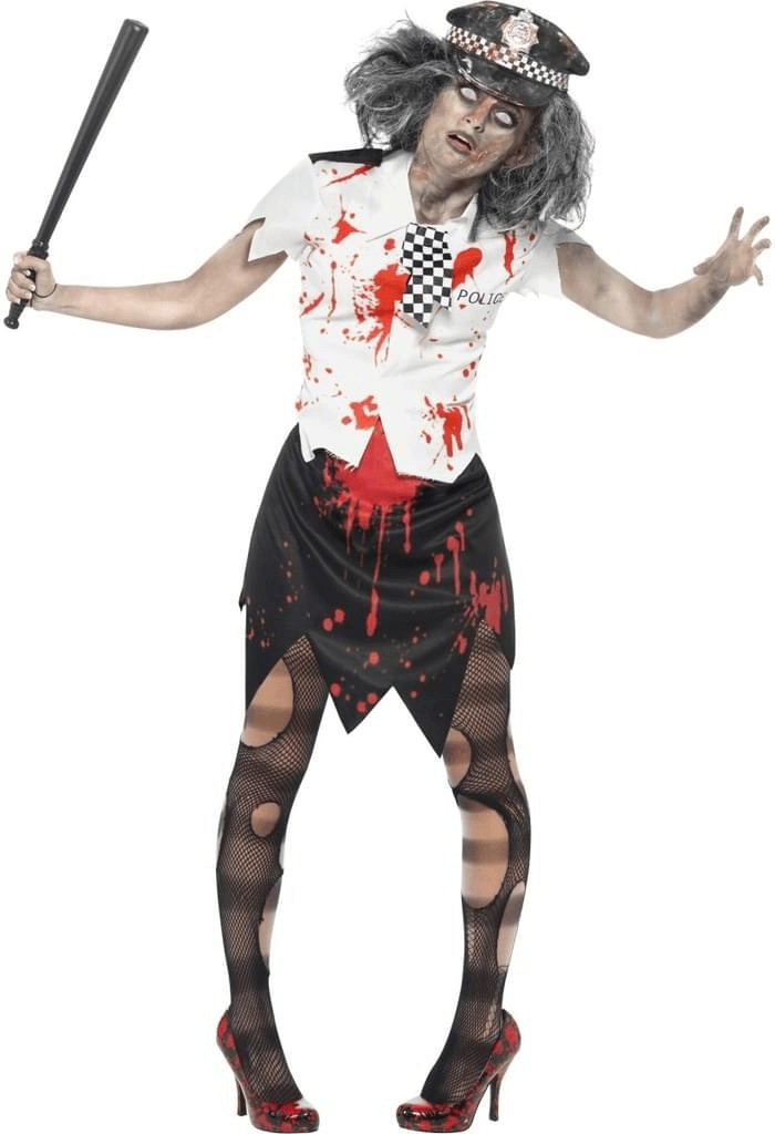 Smiffy's Zombie Policewoman Costume