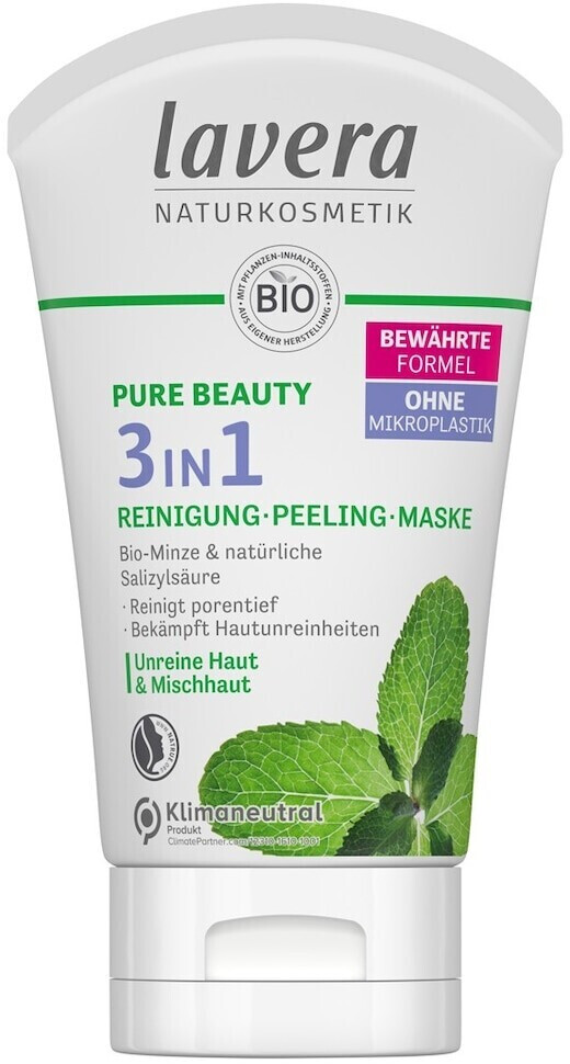Lavera 3 in 1 Cleansing and Exfoliating Mask (125 ml)