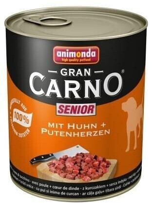 Animonda Gran Carno Senior Coeur de poulet et dinde (800 g)