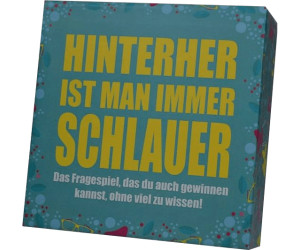 Hinterher ist man immer schlauer ab 21,29 € Preisvergleich bei idealo.de