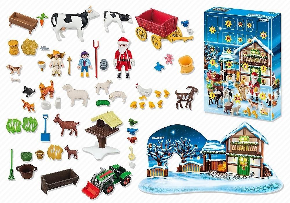 Soldes Playmobil Calendrier de l'Avent Père Noël à la ferme (6624) 2024 au  meilleur prix sur