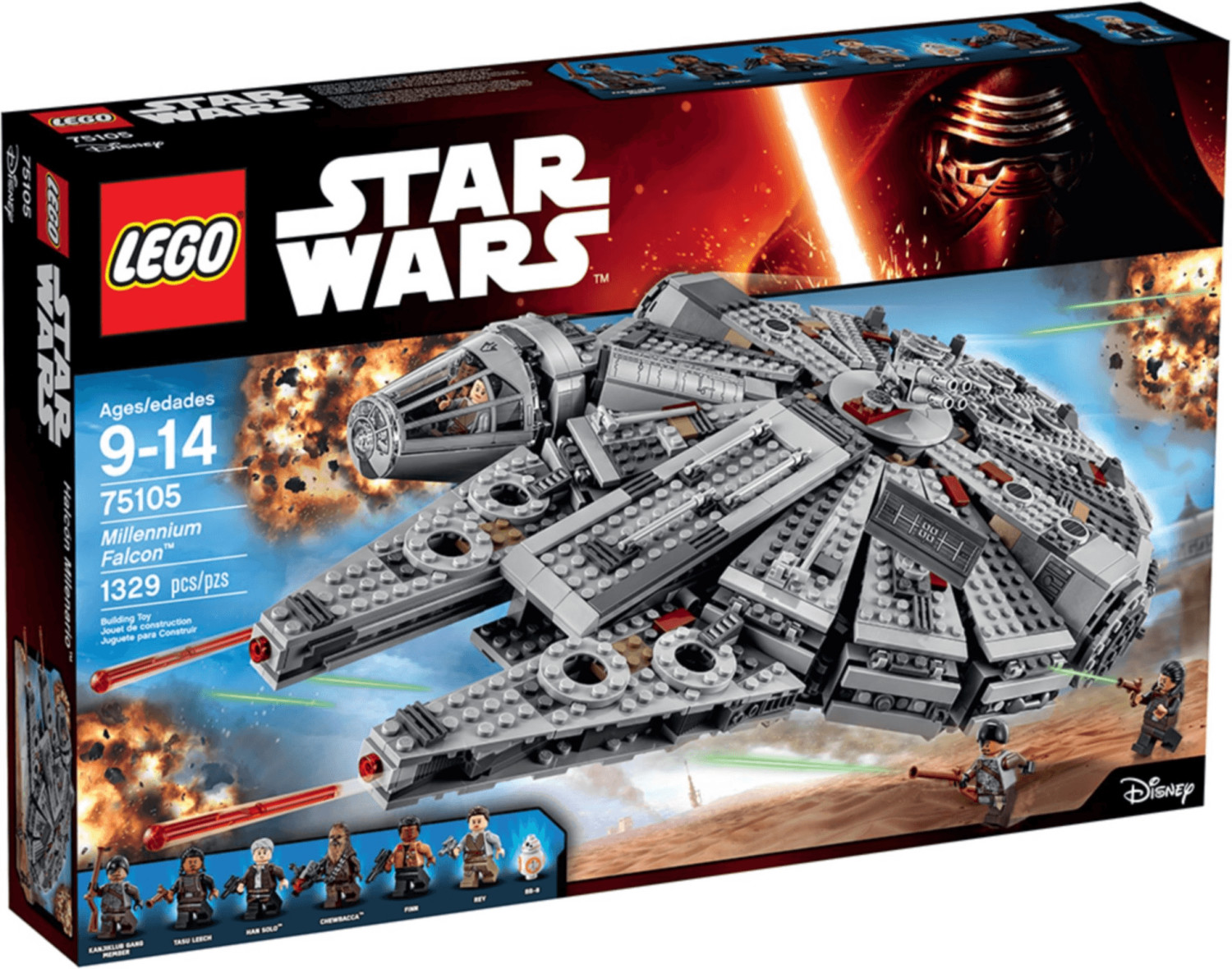 LEGO Star Wars Faucon Millenium - 9 ans et plus