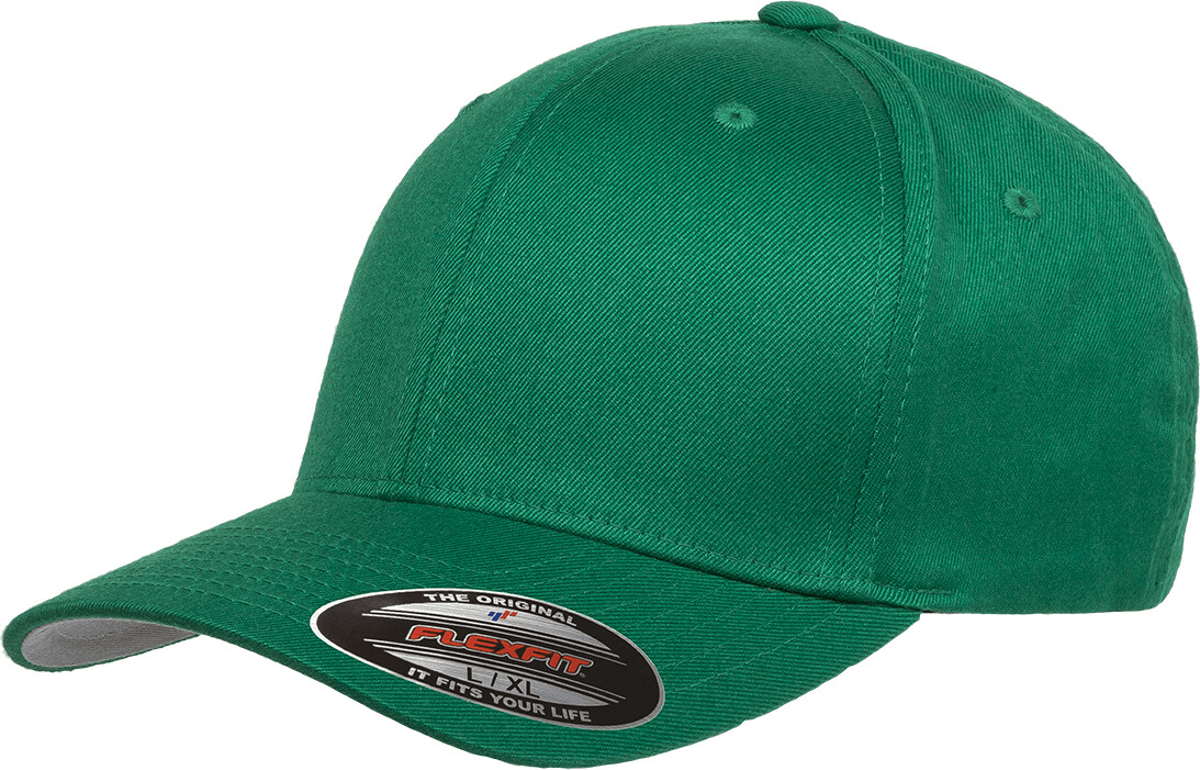 Flexfit 6277 Wooly Combed pepper green