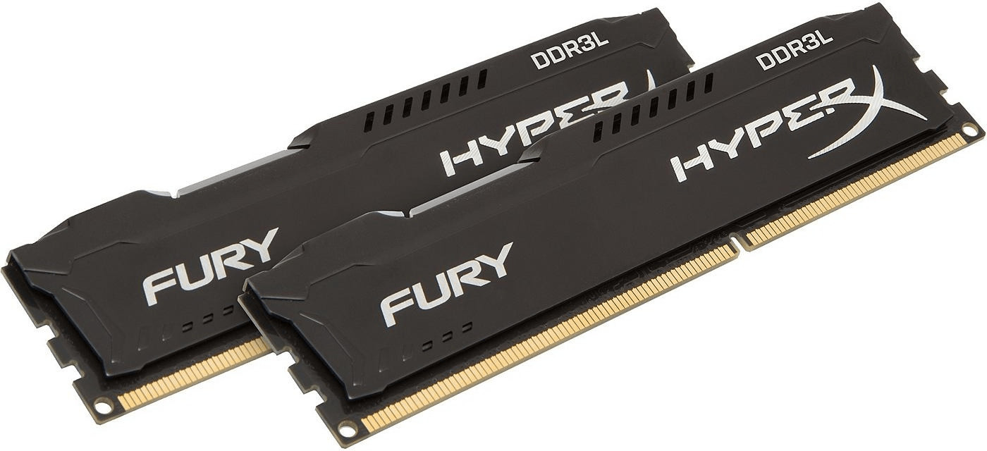 HyperX Fury 16Go Kit DDR3-1600 CL10 (HX316LC10FBK2/16)