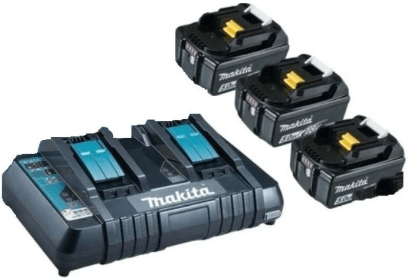 Batterie de remplacement BL1850B (pack de 2) Bsioff 18V 5.0Ah compatible  avec Makita BL1850B BL1830B