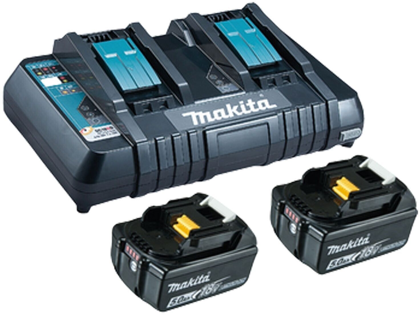 Makita BL1850B Batterie Makstar Li-ion 18V 5.0Ah avec témoin de