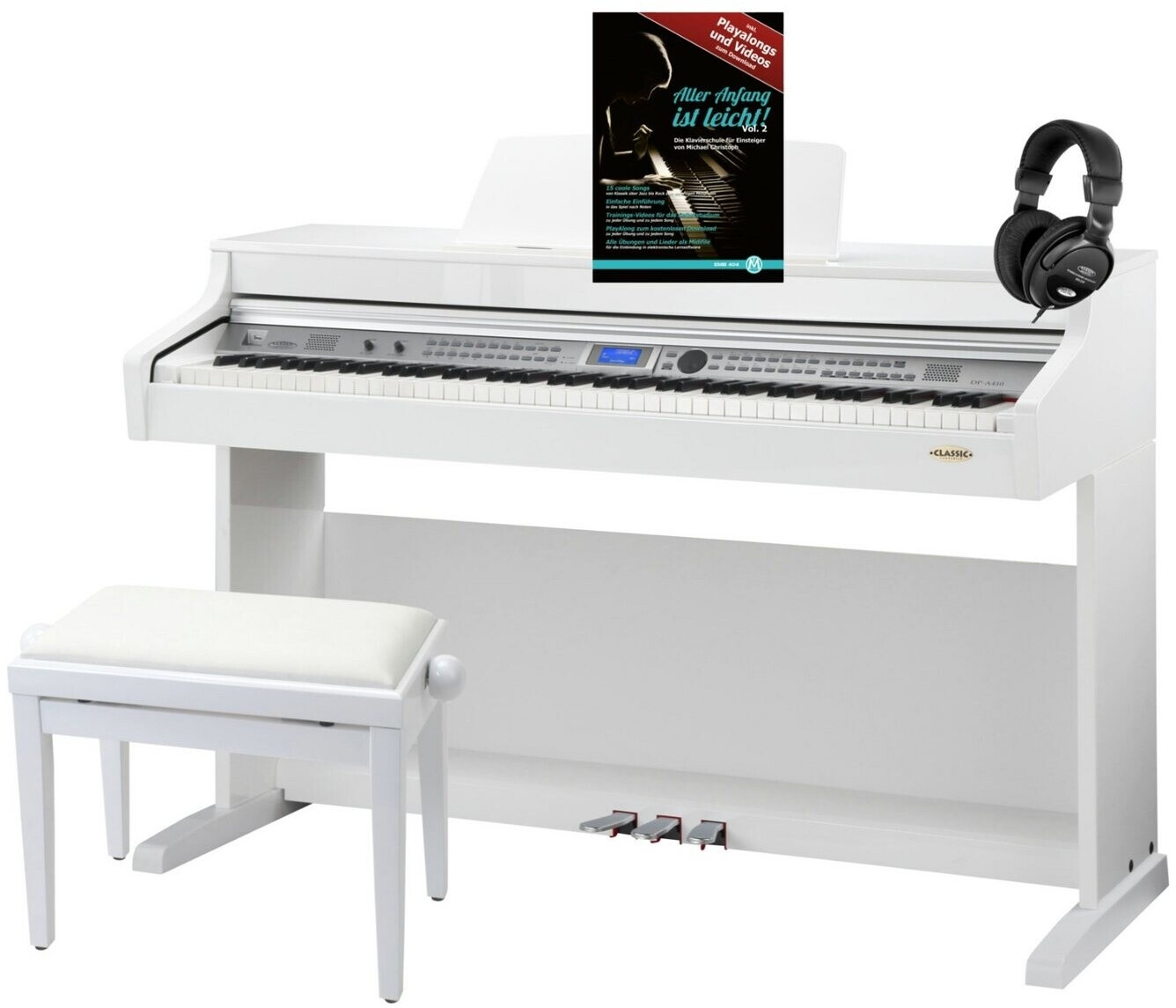 Classic Cantabile DP-A 410 WH Polished White