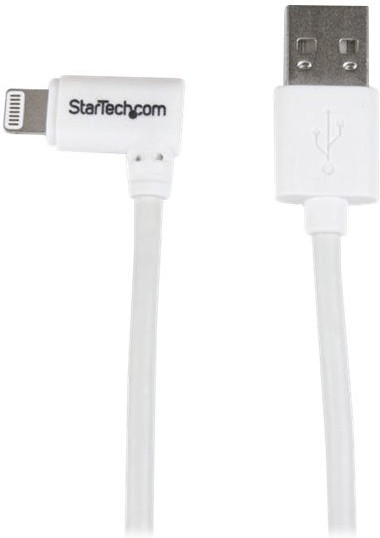 StarTech Câble Apple Lightning coudé vers USB 2 m blanc