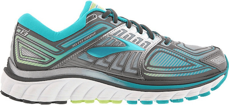 Brooks Glycerin 13 Women metallic charcoal/blue bird/sharp green