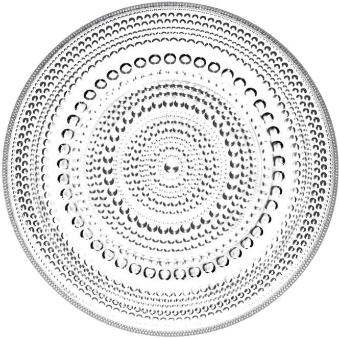 iittala Assiette de présentation Kastehelmi 17 cm blanc