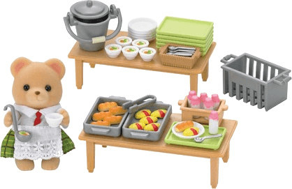 Sylvanian Families Set déjeuner scolaire