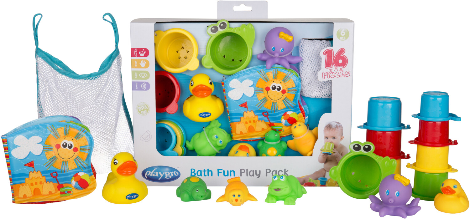 Playgro Bath Fun Play Pack (16 pcs)