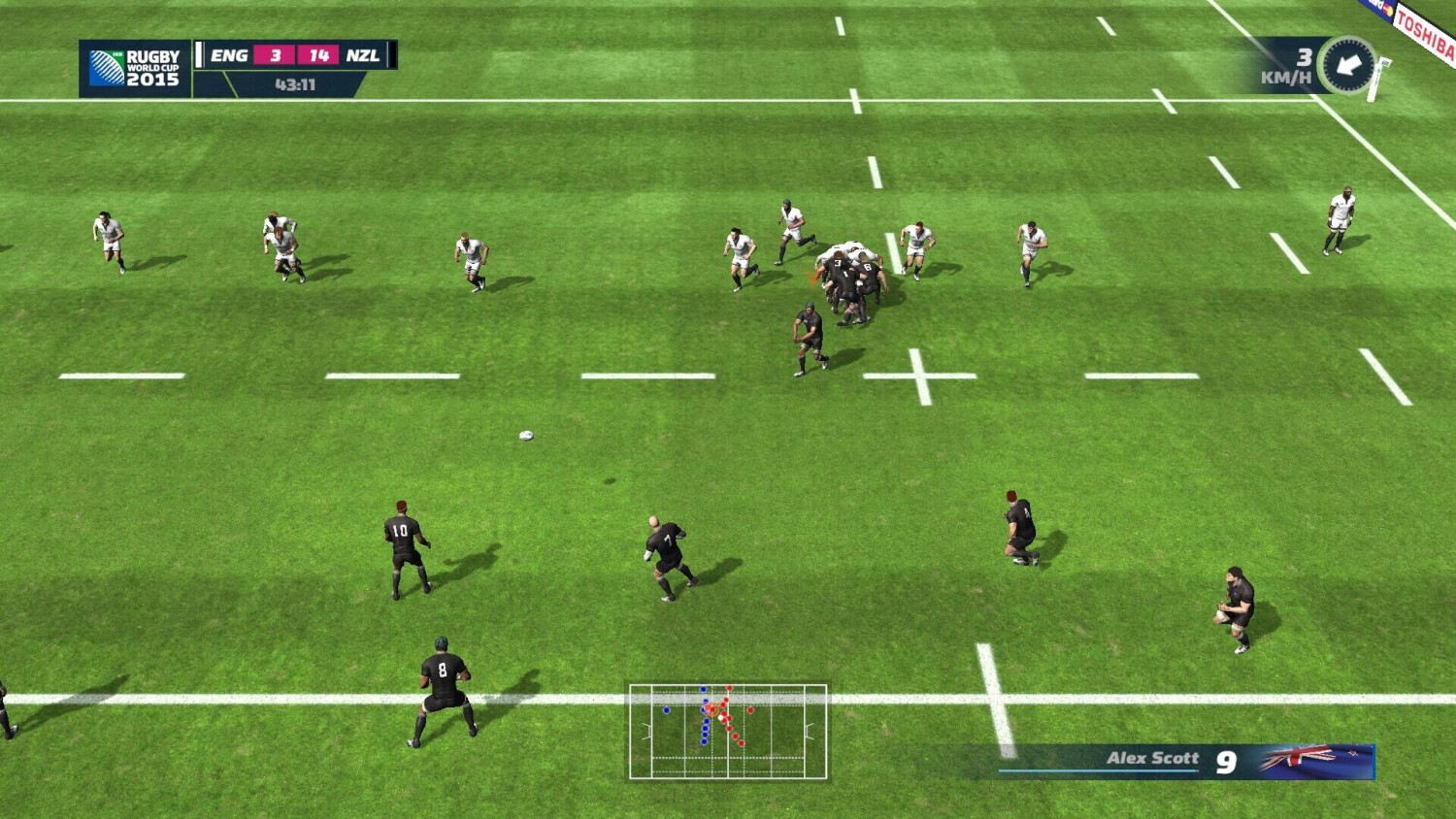Jeu Rugby 15 PS4 - Version Française, Comme Neuf